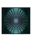 Elegancki paw drukowane Tapestry czechy Mandala kwiatowy dywan ściany wiszące gobelin dla dekoracje ścienne mody plemię styl