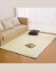 Adasmile Super miękkie długie pluszowe Silky mata dywan masywne drzwi obszar dywan sypialnia salon okno nocne
