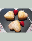 Nowe formy silikonowe serca Cupcake 6 sztuk ciasto formy Muffin pieczenia Nonstick i odporny na ciepło wielokrotnego użytku sili