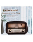 Europa styl żywica Model radia Retro nostalgiczne ozdoby w stylu Vintage Radio Craft Bar akcesoria do dekoracji domu prezent ant