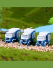 1 sztuk Micro z tworzywa sztucznego ciężarówka samochód Mini Craft dekoracje figurki ogrodowe mały świat ozdoby Bonsai wystrój