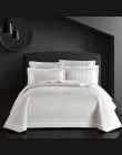 3 sztuk kołdra bawełna łóżko rozprzestrzeniania narzuta Queen size zestaw narzut na łóżko materac topper koc poszewka couvre świ