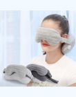 XC USHIO 2019 nowy 2 w 1 szary poduszka podróżna na szyję i maska pod oczy i do przechowywania torba z uchwytem przenośny wygodn