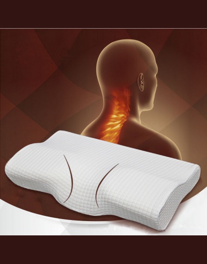 Ortopedyczne lateksowe magnetyczne 50*30 CM biały kolor poduszka na szyję poduszka zapamiętująca z pianki wolno odkształcająca s
