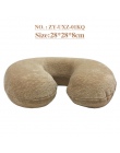 Nowa poduszka w kształcie litery U z pianki poduszki pod kark miękkie powolne odbicie poduszka podróżna stałe szyi szyjki macicy