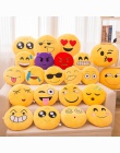 30 CM miękkie emotikon żółty okrągła poduszka emotikon nadziewane pluszowa zabawka poduszka Smiley aktywność mały prezent śmiesz