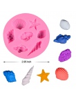 SJ DIY do chrztu syrenka ogon kremówka ciasto dekorowanie narzędzia 3D życie morskie ryby kremówki formy silikonowe kremówki for