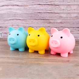 Oszczędność pieniędzy przypadku skarbonka wystrój domu zabawki dla dzieci pieniądze pudełka na prezenty Cartoon świnia w kształc