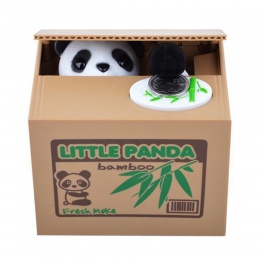 Gorąca sprzedaż Panda Thief skarbonki 1 sztuk skarbonka prezent dla dzieci skarbonki automatyczne monety skarbonka skarbonka F
