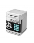 Elektroniczna skarbonka ATM hasło skarbonka monety pieniężnych skarbonka ATM banku sejf Auto przewijania papieru banknot prezent