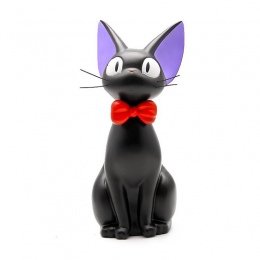 Uroczy czarny kot ręcznie robione skarbonka, pokrytych cukrem wersja kolekcja ozdoby 25.5x16.5 cm