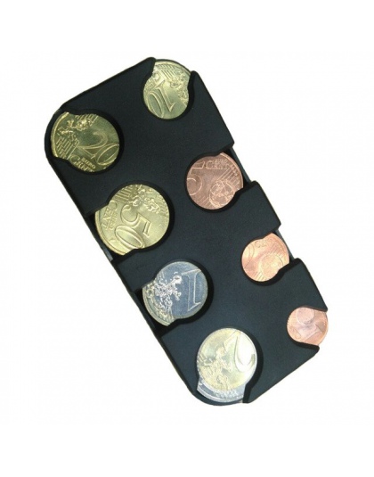 Z tworzywa sztucznego rubel monety dozownik pudełko do przechowywania kolekcja monet portmonetka portfel organizer do autobusu t