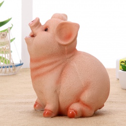 Ładna Świnia skarbonka świnia w kształcie monety Bank Box