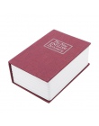 Moda słownik Mini sejf książka pieniądze ukryte tajne zamek do sejfu bezpieczeństwa Cash Money do przechowywania monet biżuteria