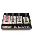 Czarny/różowy/biały pieniądze gotówka monety rejestru wstaw tacę w celu uzyskania kasjer szuflady do przechowywania rejestru tac