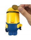 Minion piękny 3D miniony Cartoon figurki skarbonka skarbonka hucha oszczędności moneta Cent Penny zabawki dla dzieci zabawki dla
