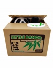 Panda kot Thief pudełka na pieniądze skarbonki prezent dla dzieci skarbonki automatyczne monety skarbonka skarbonka