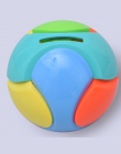 Skarbonka montaż z tworzywa sztucznego zestaw puzzli kolorowe okrągła kula projekt 3D Puzzle intelektualnej edukacyjne zabawki d