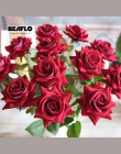 1 PC francuski romantyczny sztuczna róża kwiat DIY aksamitny jedwabny kwiat na strona główna ślub dekoracje świąteczne