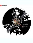 Vintage Vinyl 3D Zegar ścienny królowa zespołu naklejki ścienne Retro zegarek ścienny Zegar Naklejka dekoracje do domu wsparcie 