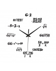 2018 akryl 25 cm X 25 cm cicha matematyka równania Polytechnic cyfrowy zegar ścienny sep30