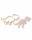 HOURONG dinozaur cookie Cutter herbatniki tłoczenie formy 3D herbatniki Sugarcraft deser formy do pieczenia kremówka narzędzie d