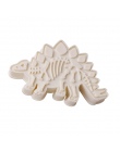 HOURONG dinozaur cookie Cutter herbatniki tłoczenie formy 3D herbatniki Sugarcraft deser formy do pieczenia kremówka narzędzie d