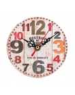 ISHOWTIENDA nowy 1 pc 12 cm Vintage styl cichy antyczny zegar ścienny z drewna zasilany z baterii Reloj De Pared De Style dostęp