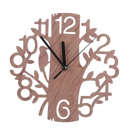 Hollow drzewo dekoracji okrągłe drewniane się zegar ścienny salon biuro w domu bombka na prezent zegarek ścienny