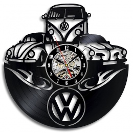 Gorąca sprzedaży samochodów Logo płyta winylowa zegar ścienny nowoczesny design na prezent