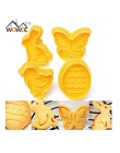 4 sztuk/zestaw śliczne Butterfly, królik Cartoon Sugarcraft ciasto formy kremówka Cookie Cutter dekoracje narzędzia do pieczenia