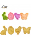 4 sztuk/zestaw śliczne Butterfly, królik Cartoon Sugarcraft ciasto formy kremówka Cookie Cutter dekoracje narzędzia do pieczenia