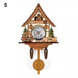 Hot nowy zegar ścienny antyczne drewniane kukułka ptak czas dzwonek huśtawka Alarm zegarek Home Art Decor XH8Z JY20