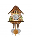 Hot nowy zegar ścienny antyczne drewniane kukułka ptak czas dzwonek huśtawka Alarm zegarek Home Art Decor XH8Z JY20