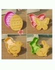 4 sztuk/zestaw śliczne Butterfly, królik Cartoon Sugarcraft ciasto formy kremówka Cookie Cutter dekoracje narzędzia do pieczenia