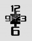 2019 zegarek kwarcowy akrylowe lustrzany zegar ścienny dekoracyjne zegary ścienne nowoczesny salon Diy Reloj De Pared Horloge na