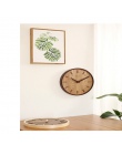 14-cal japoński główna cichy zegar pokój dzienny sypialnia proste nowoczesne dekoracje wiszące zegarek drewniany zegarek kwarcow