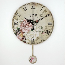 W stylu Vintage duże dekoracyjne wyciszenie zegara kwarcowy home zegarek ścienny salon mody zegarki ścienne prezenty ślubne duva