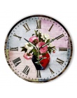 W stylu Vintage duże dekoracyjne wyciszenie zegara kwarcowy home zegarek ścienny salon mody zegarki ścienne prezenty ślubne duva