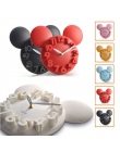 Nowoczesne Designerskie Mickey Mouse 3D Zegar Ścienny Akrylowe Zegarek Cyfrowy Duży Zegar Ścienny Zegar Ścienny Kuchnia Horloge 