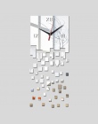2019 nowy zegar ścienny home decoration salon zegarek kwarcowy nowoczesny design luksusowe akrylowe lustro 3d naklejki