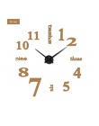 2019 Super duży DIY zegar ścienny akrylowe EVA metalowy lustro Super duże spersonalizowane zegarki cyfrowe zegary Freeshipping 1