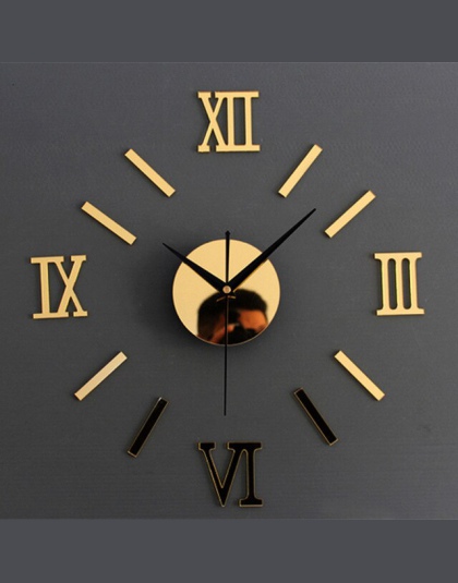 3D twórczo Romae cyfrowy zegar naklejany na ścianę zegarek nowoczesny Design kuchnia zegar zegar DIY zegary na ścianie domu w sa
