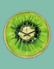 Twórczy zegar ścienny 11 Cal Cartoon owoce zegar dla dzieci dekoracja ścienna kolorowe ściany zegarek cichy ruch unikalny prezen