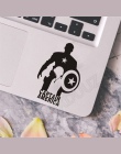 Avengers Iron Man kapitan ameryka 2 sztuk laptopa samochód naklejki ścienne winylowe kalkomania Art Decor przełącznik naklejki l