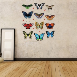 12 sztuk pcv 3d Butterfly dekoracje ścienne śliczne motyle naklejki ścienne naklejki sztuki dekoracji pokoju wall art 10.16