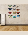 12 sztuk pcv 3d Butterfly dekoracje ścienne śliczne motyle naklejki ścienne naklejki sztuki dekoracji pokoju wall art 10.16