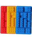1 sztuka silikonowe klocki Lego robota 3D DIY formy pudełko na czekoladki Jello Brownie deser wypieki formy narzędzie do dekorac