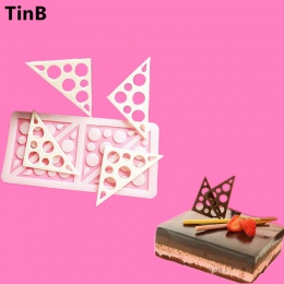 2019 trójkąty ciasto silikonowe formy Sugar Craft kremówka formy foremki do czekoladek akcesoria do pieczenia ciasta tort urodzi