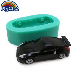 2 styl symulacja samochód sportowy silikonowe formy do ciasta dekorowanie fondant czekoladowy zabawki dla dzieci formy żywicy po